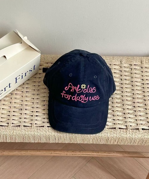 LYEON(リヨン)の「刺繍ロゴキャップ(キャップ・レディース・ネイビー/ピンク・FREE)」の14枚目の写真