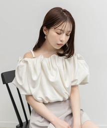 RANDA | ボリュームオフショルダートップス(Tシャツ/カットソー)