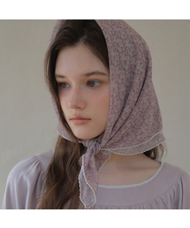 OURNOSTALGIA（アワー ノスタルジア）の「Floral Chiffon Scarf_2color(O26ACC04)（バンダナ/スカーフ）」