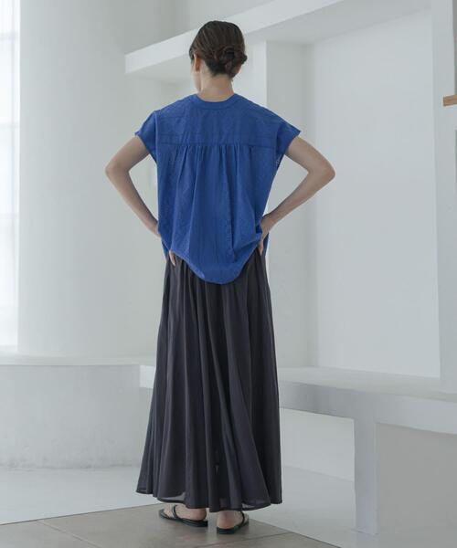 URBAN RESEARCH Sonny Label(アーバンリサーチサニーレーベル)の「エアリーコットンボイルフレアスカート(スカート・レディース・ブラック/グレー系その他/ブルー/レッド・FREE)」の14枚目の写真
