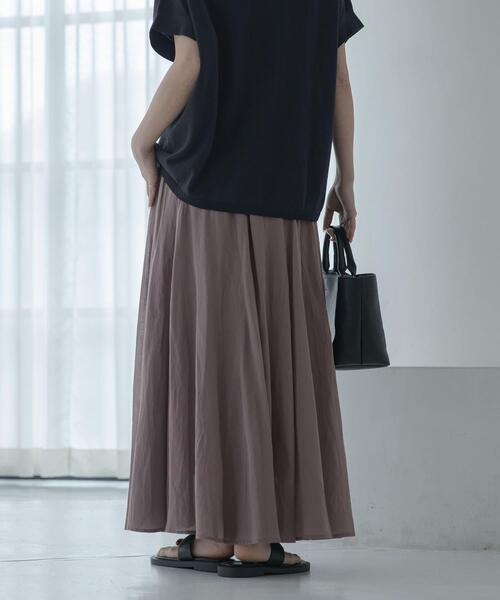 URBAN RESEARCH Sonny Label(アーバンリサーチサニーレーベル)の「エアリーコットンボイルフレアスカート(スカート・レディース・ブラック/グレー系その他/ブルー/レッド・FREE)」の18枚目の写真