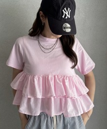 1枚で華やぐ主役級フリルTシャツ