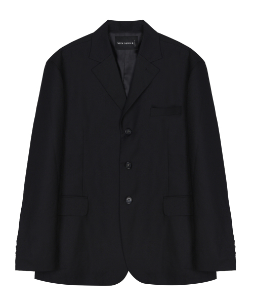NICK&NICOLE(ニックアンドニコール)の「CLASSIC TAILORED JACKET_BLACK(テーラードジャケット・メンズ・その他・MEDIUM/LARGE)」の4枚目の写真