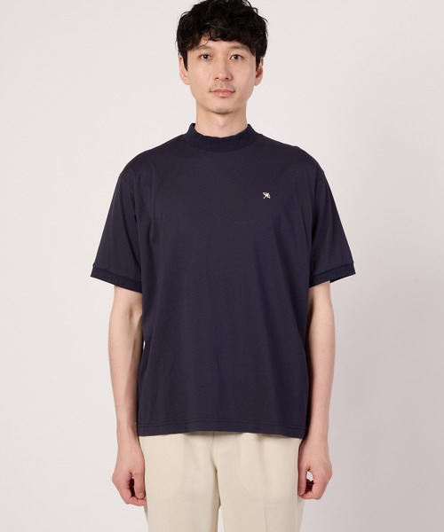 Arnold Palmer(アーノルドパーマー)の「【汗ジミ防止】シェア エンボス ロゴ Tシャツ(Tシャツ/カットソー・レディース・ネイビー/グレー/グリーン/ホワイト・S/XS/L/M/LL)」の22枚目の写真