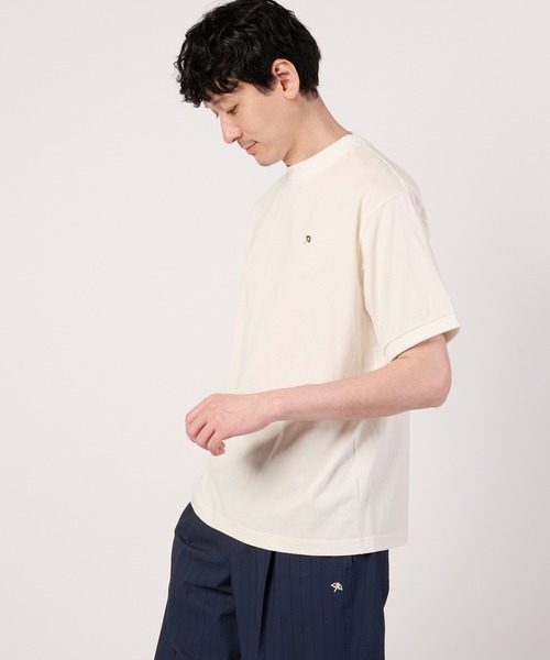 Arnold Palmer(アーノルドパーマー)の「【汗ジミ防止】シェア エンボス ロゴ Tシャツ(Tシャツ/カットソー・レディース・ネイビー/グレー/グリーン/ホワイト・S/XS/L/M/LL)」の10枚目の写真