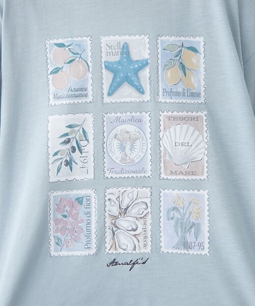 CIAOPANIC TYPY(チャオパニックティピー)の「【AMALFI】ワンポイント刺繍アソートプリントTee(Tシャツ/カットソー・レディース・ピンク/ホワイト/ブラウン/サックスブルー・ONE SIZE)」の20枚目の写真