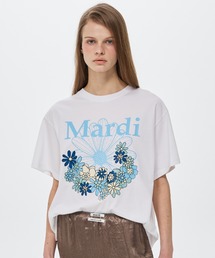 【辻希美さん着用】TSHIRT FLOWERMARDI JARDIN VVD / Tシャツ フラワーマルディ ジャルダン VVD