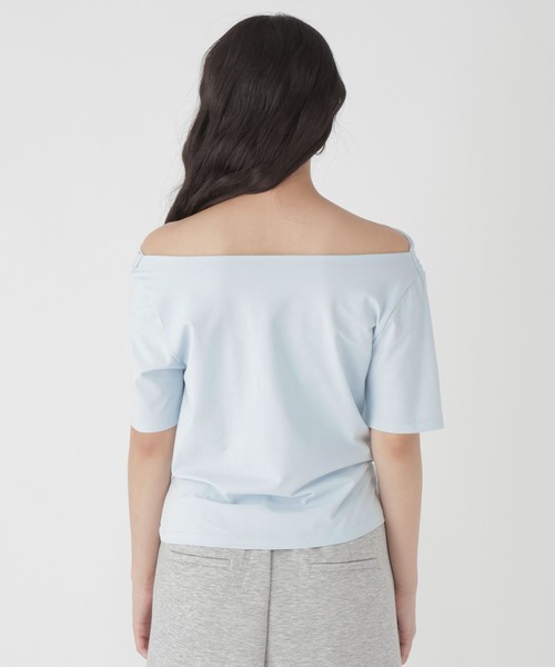 GLOBAL WORK(グローバルワーク)の「ドレープ半袖T/684110(Tシャツ/カットソー・レディース・ブラック/スカイブルー/ホワイト・MEDIUM/LARGE)」の17枚目の写真