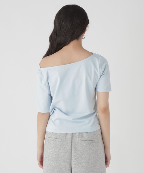 GLOBAL WORK(グローバルワーク)の「ドレープ半袖T/684110(Tシャツ/カットソー・レディース・ブラック/スカイブルー/ホワイト・MEDIUM/LARGE)」の19枚目の写真