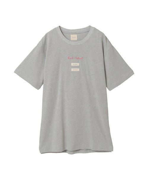 KARL HELMUT(カールヘルム)の「半袖ロゴTシャツ+短パンツ サマーセット(Tシャツ/カットソー・メンズ・ホワイト系その他/グレー系その他・LARGE/MEDIUM)」の8枚目の写真