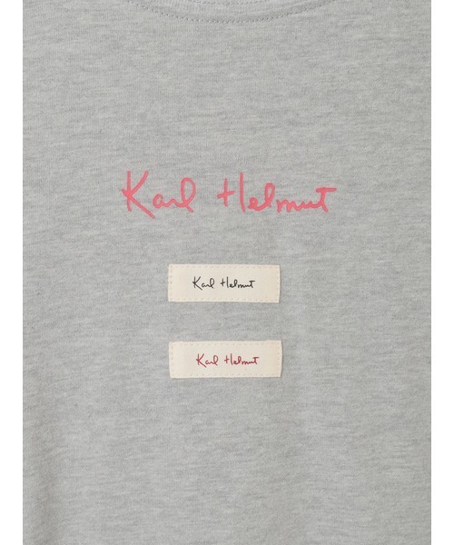 KARL HELMUT(カールヘルム)の「半袖ロゴTシャツ+短パンツ サマーセット(Tシャツ/カットソー・メンズ・ホワイト系その他/グレー系その他・LARGE/MEDIUM)」の9枚目の写真