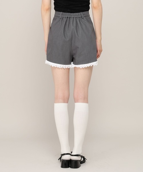 Heather(ヘザー)の「裾フリルタイトショートパンツ 1042449(その他パンツ・レディース・ブラック/グレー・FREE)」の13枚目の写真