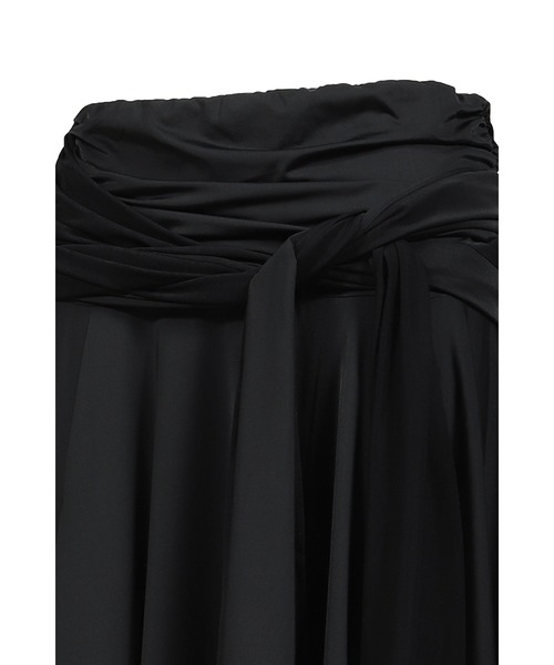GLOWNY（グロウニ―）の「DRAPED WAVE SKIRT（スカート・レディース・ブラック・OS）」の5枚目の写真