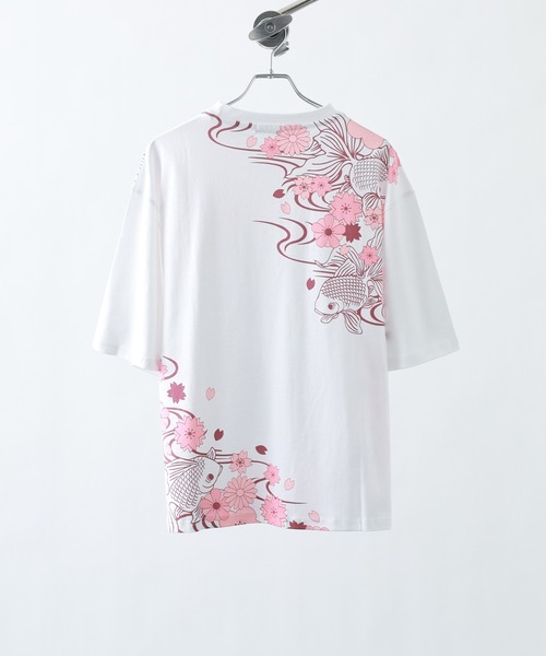 FUNALIVE(ファンアライブ)の「和柄半袖Tシャツ(Tシャツ/カットソー・メンズ・ホワイト系4/ホワイト系6/ブラック系1/ブラック系3/ホワイト系2/ブラック系5/ホワイト系3/ブラック系6/ホワイト系5/ブラック系2/ブラック系4/ホワイト系1・L/M)」の17枚目の写真