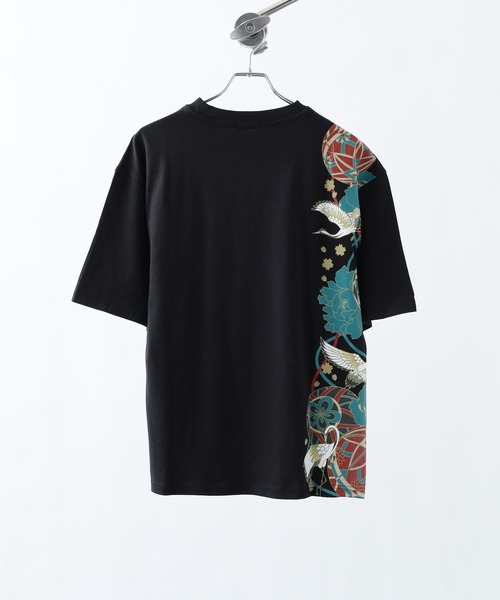 FUNALIVE(ファンアライブ)の「和柄半袖Tシャツ(Tシャツ/カットソー・メンズ・ホワイト系4/ホワイト系6/ブラック系1/ブラック系3/ホワイト系2/ブラック系5/ホワイト系3/ブラック系6/ホワイト系5/ブラック系2/ブラック系4/ホワイト系1・L/M)」の21枚目の写真