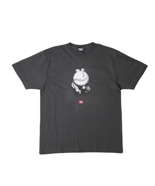 Mag.(マグ)の「【Rawlings/ローリングス】STRAIGHT T / ストレートTシャツ(Tシャツ/カットソー・メンズ・ホワイト/ブラック/ライトグレー・X-LARGE/MEDIUM/LARGE)」の1枚目の写真