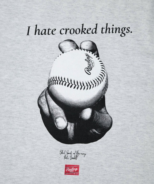 Mag.(マグ)の「【Rawlings/ローリングス】STRAIGHT T / ストレートTシャツ(Tシャツ/カットソー・メンズ・ホワイト/ブラック/ライトグレー・X-LARGE/MEDIUM/LARGE)」の13枚目の写真