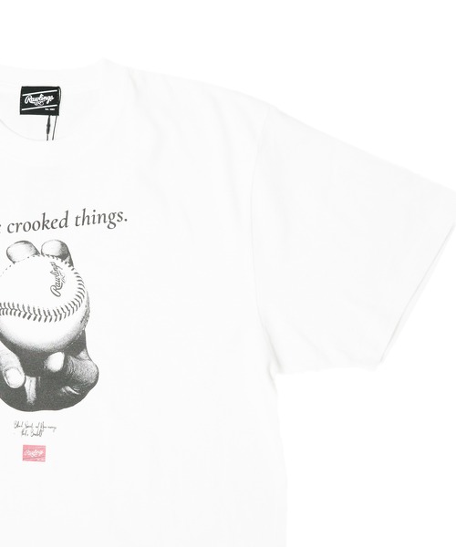 Mag.(マグ)の「【Rawlings/ローリングス】STRAIGHT T / ストレートTシャツ(Tシャツ/カットソー・メンズ・ホワイト/ブラック/ライトグレー・X-LARGE/MEDIUM/LARGE)」の10枚目の写真