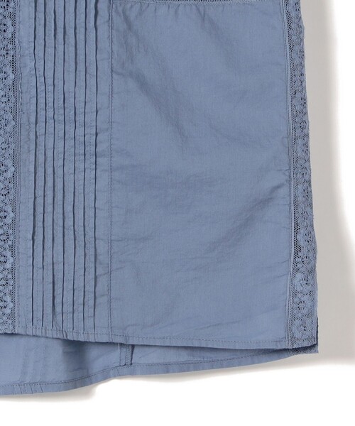 Fanaka(ファナカ)の「【SHIPS別注】Fanaka:〈手洗い可能〉リバー レース フレンチスリーブ ブラウス(シャツ/ブラウス・レディース・スカイブルー・ONE SIZE)」の5枚目の写真