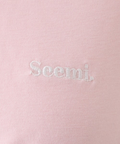 Seemi. byNICECLAUP( シーミーバイナイスクラップ)の「パフスリーブトップス(Tシャツ/カットソー・レディース・ピンク/ブラック/オフホワイト・FREE)」の7枚目の写真
