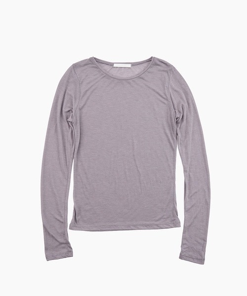 raucohouse(ラウコハウス)の「マイルドシアーロングスリーブ(Tシャツ/カットソー・レディース・ホワイト/ベージュ/ブラック/グレー/ピンク・FREE)」の12枚目の写真