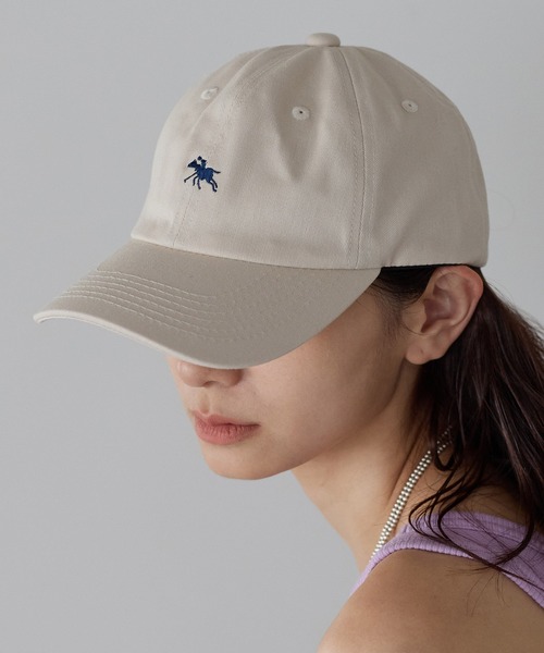 POLOCHAMPS(ポロチャンプス)の「【POLOCHAMPS/ポロチャンプス】ワンポイント刺繍 ローキャップ ユニセックス(キャップ・レディース・ダークグリーン/ベージュ/ネイビー/ブラック/グレイッシュベージュ・FREE)」の8枚目の写真
