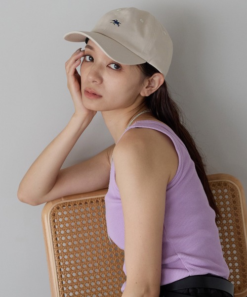 POLOCHAMPS(ポロチャンプス)の「【POLOCHAMPS/ポロチャンプス】ワンポイント刺繍 ローキャップ ユニセックス(キャップ・レディース・ダークグリーン/ベージュ/ネイビー/ブラック/グレイッシュベージュ・FREE)」の10枚目の写真