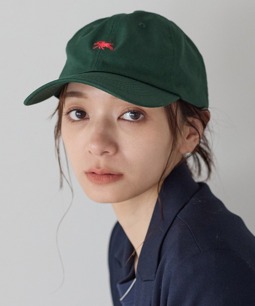 POLOCHAMPS(ポロチャンプス)の「【POLOCHAMPS/ポロチャンプス】ワンポイント刺繍 ローキャップ ユニセックス(キャップ・レディース・ダークグリーン/ベージュ/ネイビー/ブラック/グレイッシュベージュ・FREE)」の13枚目の写真