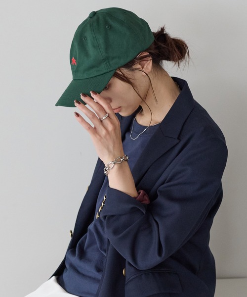 POLOCHAMPS(ポロチャンプス)の「【POLOCHAMPS/ポロチャンプス】ワンポイント刺繍 ローキャップ ユニセックス(キャップ・レディース・ダークグリーン/ベージュ/ネイビー/ブラック/グレイッシュベージュ・FREE)」の19枚目の写真