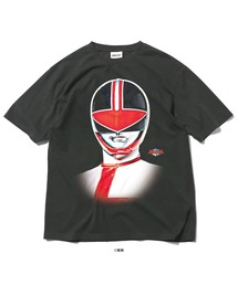 HG250171 スーパー戦隊 × ホームゲーム 【HOMEGAME】 - 半袖Tシャツ 2000 タイムレッド TEE