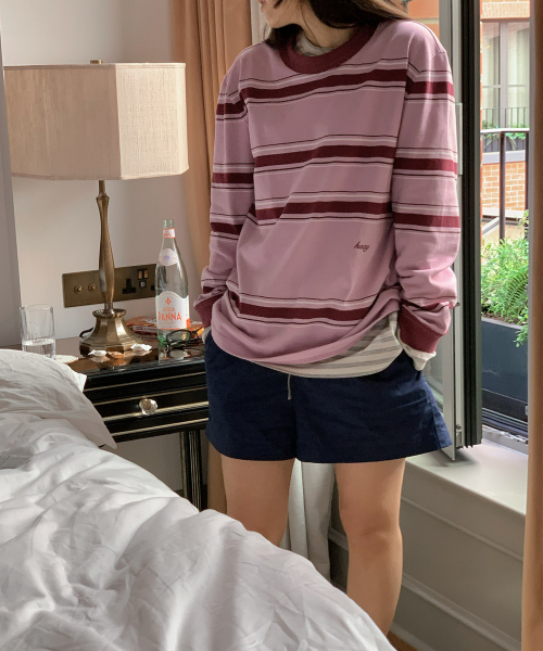 haag(ヘイグ)の「a vivid single sweatshirt (pale pink)(Tシャツ/カットソー・レディース・その他・FREE)」の3枚目の写真