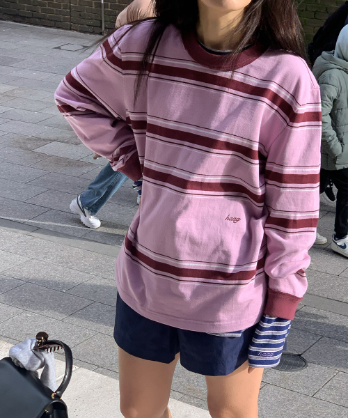haag(ヘイグ)の「a vivid single sweatshirt (pale pink)(Tシャツ/カットソー・レディース・その他・FREE)」の18枚目の写真