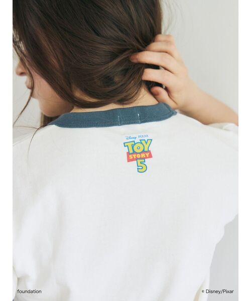 Ungrid(アングリッド)の「トイストーリーリンガーTee(Tシャツ/カットソー・レディース・グリーン/ネイビー・FREE)」の6枚目の写真