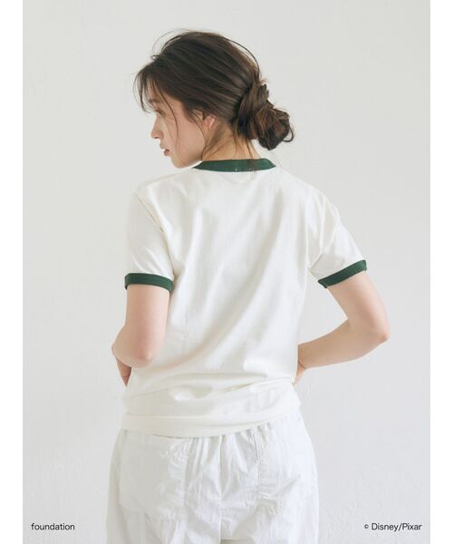 Ungrid(アングリッド)の「トイストーリーリンガーTee(Tシャツ/カットソー・レディース・グリーン/ネイビー・FREE)」の9枚目の写真