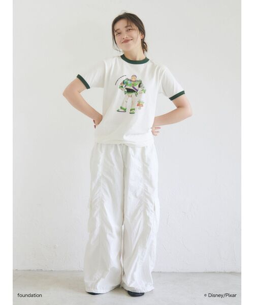 Ungrid(アングリッド)の「トイストーリーリンガーTee(Tシャツ/カットソー・レディース・グリーン/ネイビー・FREE)」の10枚目の写真