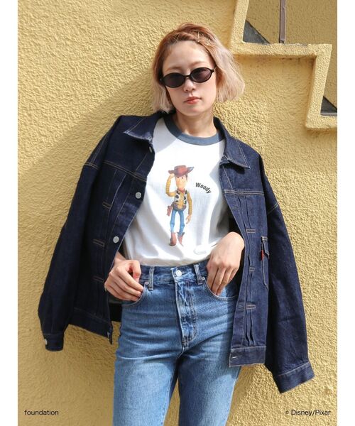 Ungrid(アングリッド)の「トイストーリーリンガーTee(Tシャツ/カットソー・レディース・グリーン/ネイビー・FREE)」の16枚目の写真