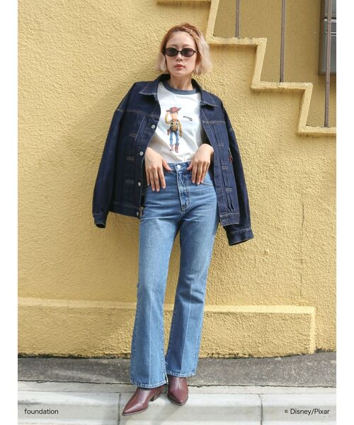 Ungrid(アングリッド)の「トイストーリーリンガーTee(Tシャツ/カットソー・レディース・グリーン/ネイビー・FREE)」の17枚目の写真