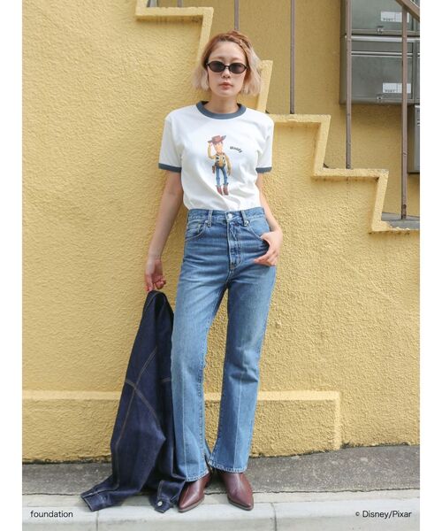 Ungrid(アングリッド)の「トイストーリーリンガーTee(Tシャツ/カットソー・レディース・グリーン/ネイビー・FREE)」の18枚目の写真