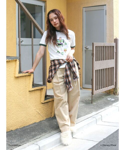 Ungrid(アングリッド)の「トイストーリーリンガーTee(Tシャツ/カットソー・レディース・グリーン/ネイビー・FREE)」の21枚目の写真