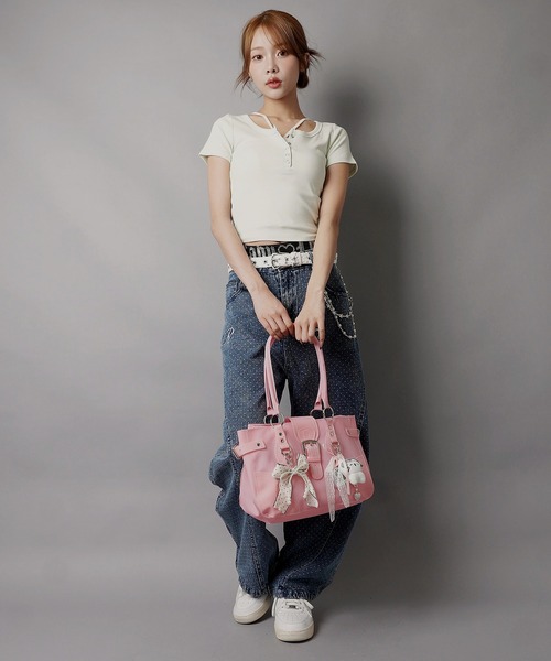 SPINNS(スピンズ)の「カラーベルト/星穴(ベルト・レディース・その他2/その他1・ONESIZE)」の5枚目の写真