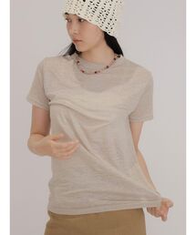 Linen short sleeve T-shirt