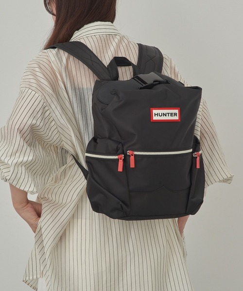 HUNTER(ハンター)の「【HUNTER】オリジナル ナイロン トップクリップ バックパック(ミニ) UBB6018ACD(バックパック/リュック・レディース・ブラック・FREE)」の1枚目の写真