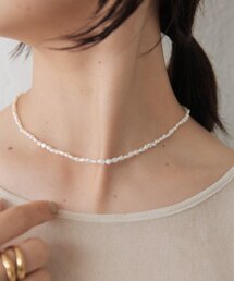 RIVE DROITE（リヴドロワ）の「【デイリー使いに】淡水パール×ステンレスショートネックレス（ネックレス）」