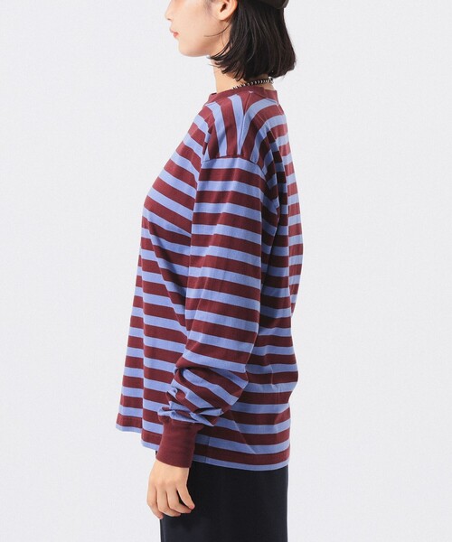BEAMS BOY(ビームスボーイ)の「ベーシック ボーダー ロング スリーブ(Tシャツ/カットソー・レディース・パープル系/レッド系/イエロー系・1/0)」の21枚目の写真
