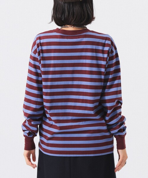 BEAMS BOY(ビームスボーイ)の「ベーシック ボーダー ロング スリーブ(Tシャツ/カットソー・レディース・パープル系/レッド系/イエロー系・1/0)」の22枚目の写真