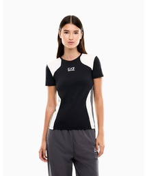 【エンポリオ アルマーニ EA7】スリムフィット ジャージーTシャツ Tennis Pro テニス
