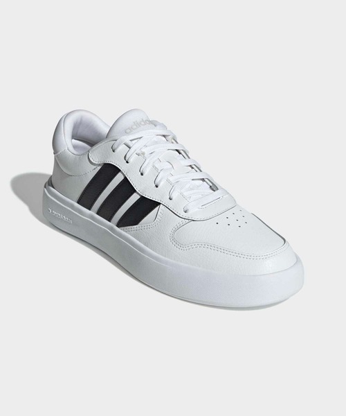 adidas(アディダス)の「ライトコート / Litecourt / アディダス adidas(スニーカー・メンズ・ホワイト×ブラック・23.0cm/23.5cm/24.0cm/24.5cm/25.0cm/25.5cm/26.0cm/26.5cm/27.0cm/27.5cm/28.0cm/28.5cm/29.0cm)」の4枚目の写真
