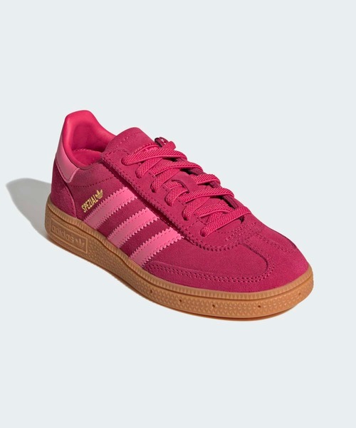 adidas(アディダス)の「ハンドボール スペツィアル コンフォートクロージャー 伸縮シューレース キッズ / Handball Spezial Comfort Closure Elastic Lace Kids / アディダスオリジナルス adidas Originals(スニーカー・キッズ・ピンク・17.0cm/18.0cm/19.0cm/20.0cm/21.0cm)」の4枚目の写真