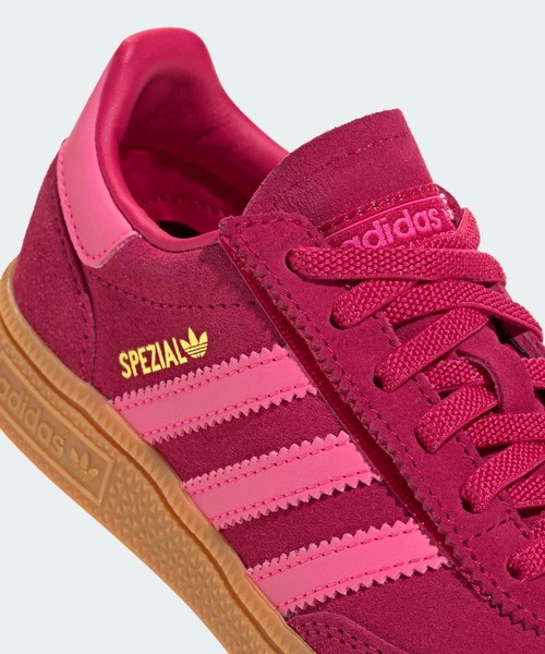 adidas(アディダス)の「ハンドボール スペツィアル コンフォートクロージャー 伸縮シューレース キッズ / Handball Spezial Comfort Closure Elastic Lace Kids / アディダスオリジナルス adidas Originals(スニーカー・キッズ・ピンク・17.0cm/18.0cm/19.0cm/20.0cm/21.0cm)」の7枚目の写真