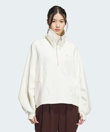 Luxflow アクティブ ルーズフィット スペーサー ハーフジップ プルオーバー / アディダス adidas
